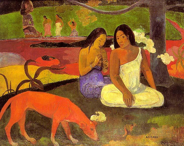 Paul Gauguin Making Merry8 Norge oil painting art